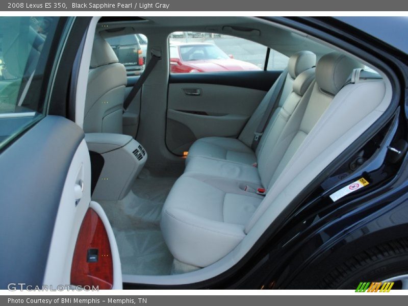 Black Sapphire Pearl / Light Gray 2008 Lexus ES 350