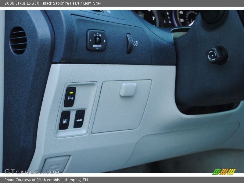 Black Sapphire Pearl / Light Gray 2008 Lexus ES 350