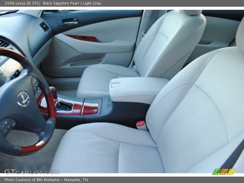 Black Sapphire Pearl / Light Gray 2008 Lexus ES 350