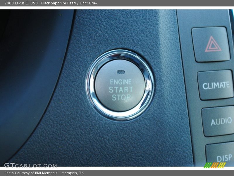 Black Sapphire Pearl / Light Gray 2008 Lexus ES 350