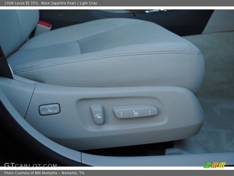 Black Sapphire Pearl / Light Gray 2008 Lexus ES 350