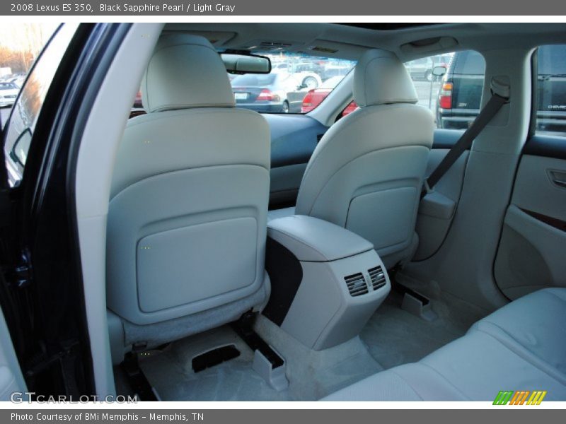 Black Sapphire Pearl / Light Gray 2008 Lexus ES 350