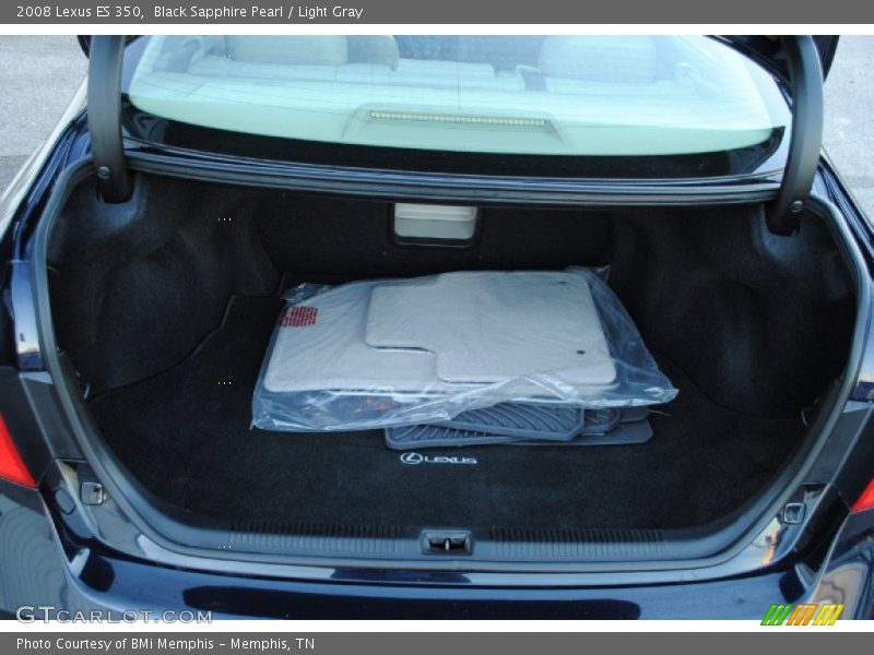 Black Sapphire Pearl / Light Gray 2008 Lexus ES 350