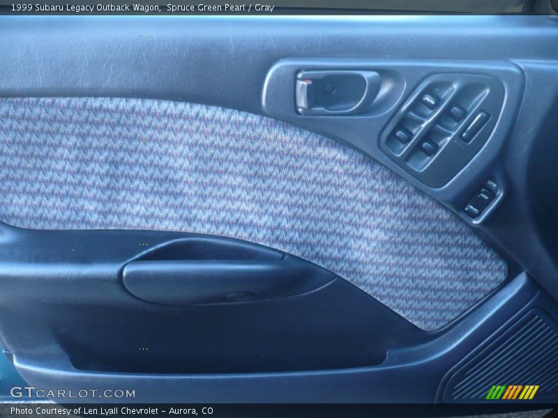 Spruce Green Pearl / Gray 1999 Subaru Legacy Outback Wagon