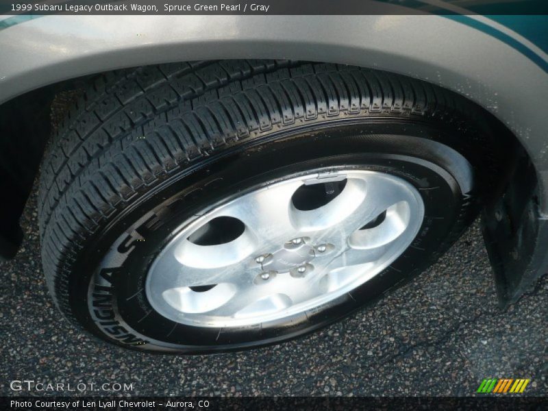 Spruce Green Pearl / Gray 1999 Subaru Legacy Outback Wagon