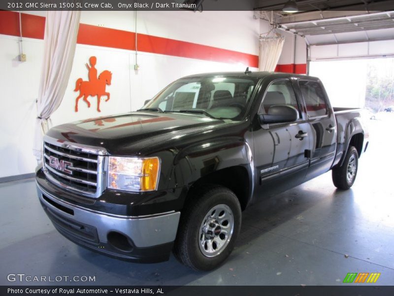Onyx Black / Dark Titanium 2012 GMC Sierra 1500 SL Crew Cab
