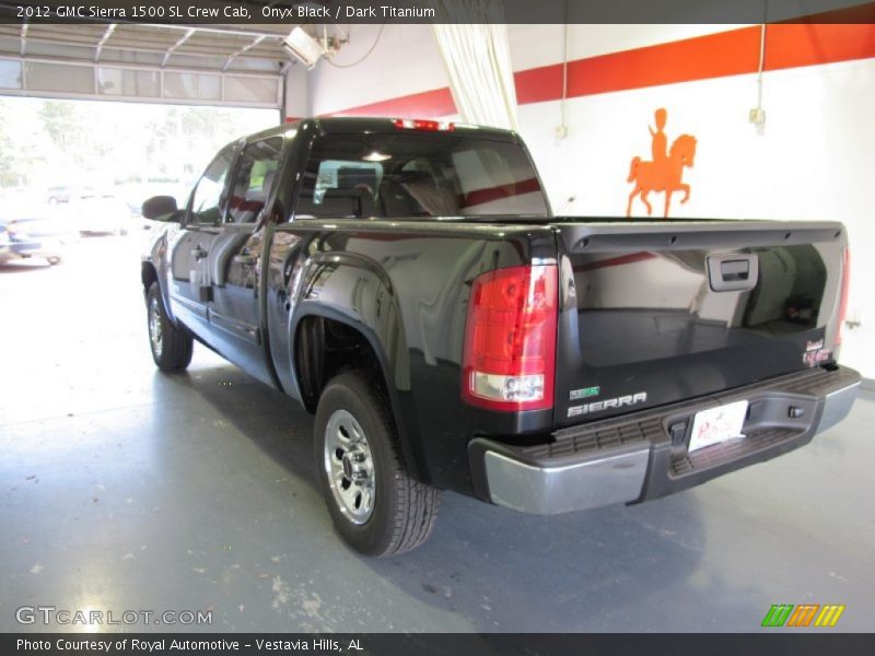 Onyx Black / Dark Titanium 2012 GMC Sierra 1500 SL Crew Cab