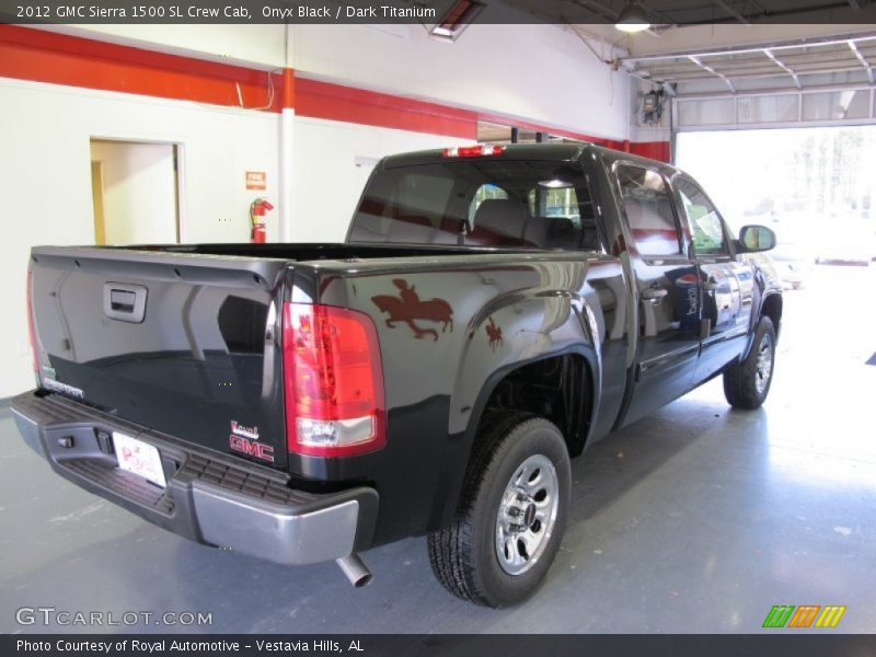 Onyx Black / Dark Titanium 2012 GMC Sierra 1500 SL Crew Cab