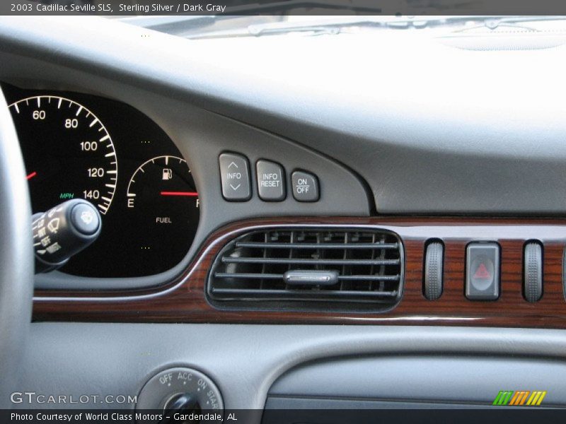 Sterling Silver / Dark Gray 2003 Cadillac Seville SLS