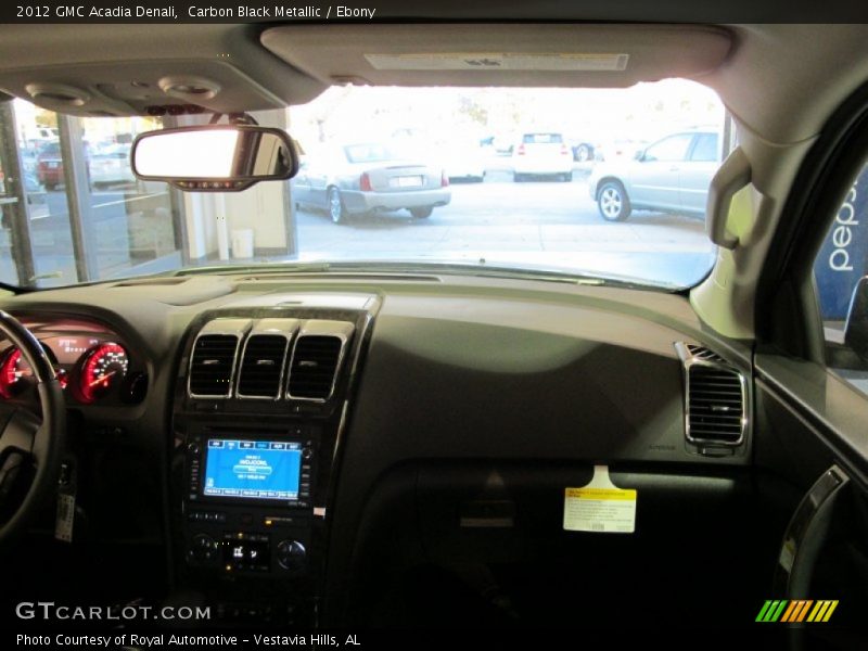Carbon Black Metallic / Ebony 2012 GMC Acadia Denali
