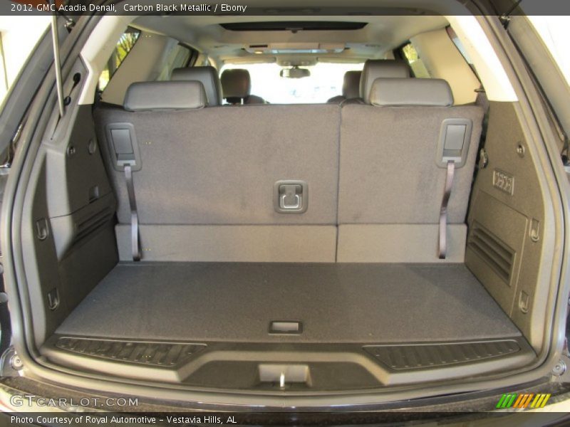 Carbon Black Metallic / Ebony 2012 GMC Acadia Denali