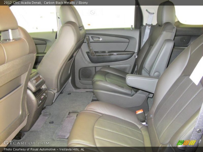 Carbon Black Metallic / Ebony 2012 GMC Acadia Denali