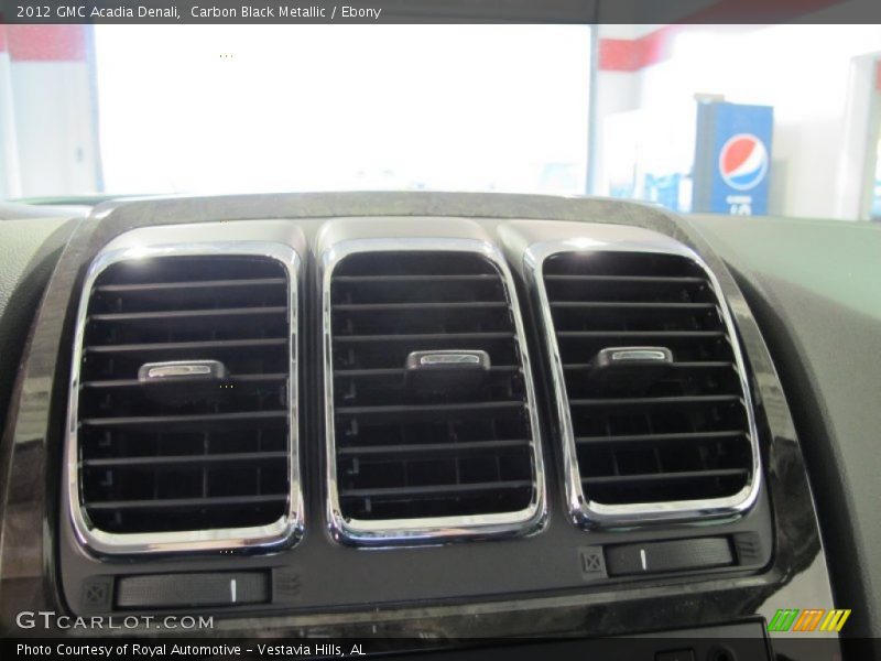 Carbon Black Metallic / Ebony 2012 GMC Acadia Denali