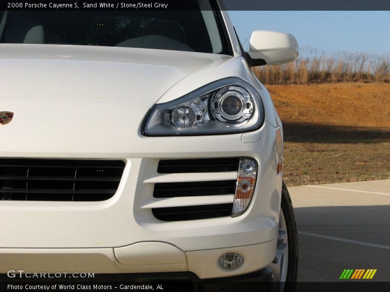 Sand White / Stone/Steel Grey 2008 Porsche Cayenne S