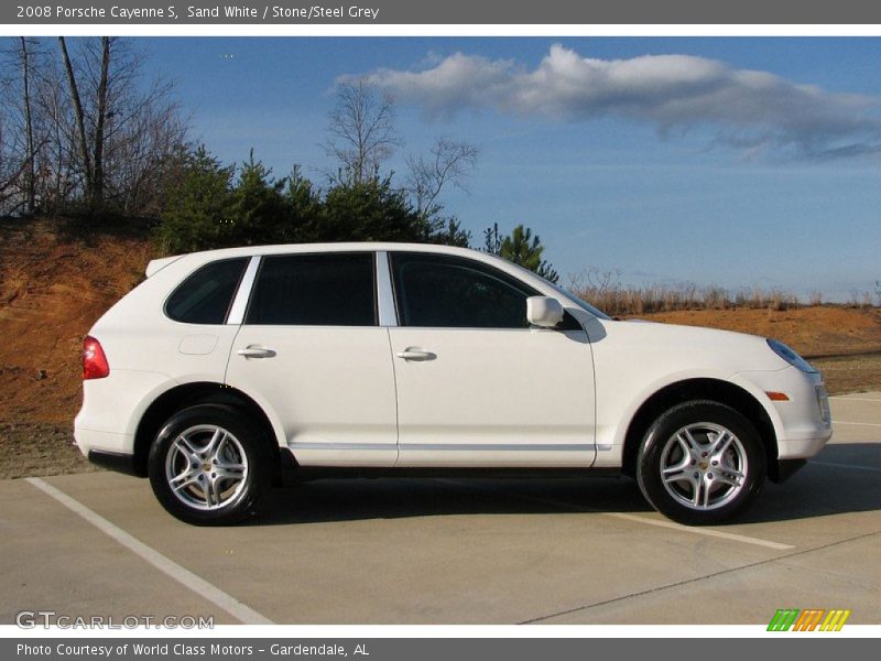 Sand White / Stone/Steel Grey 2008 Porsche Cayenne S