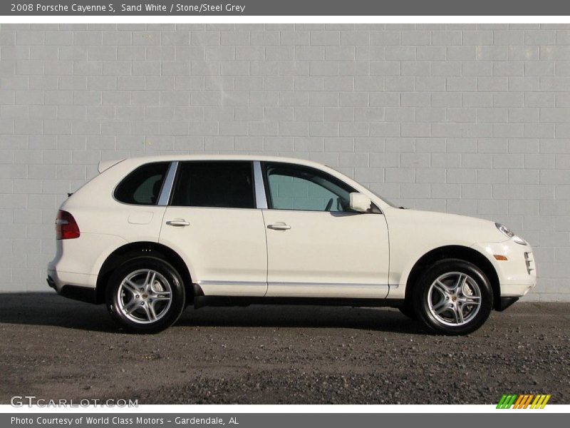 Sand White / Stone/Steel Grey 2008 Porsche Cayenne S
