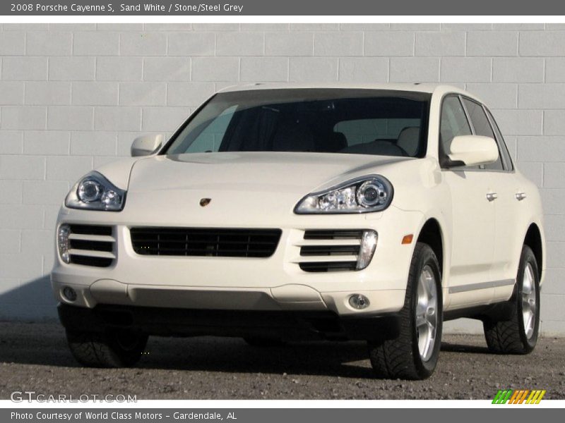 Sand White / Stone/Steel Grey 2008 Porsche Cayenne S