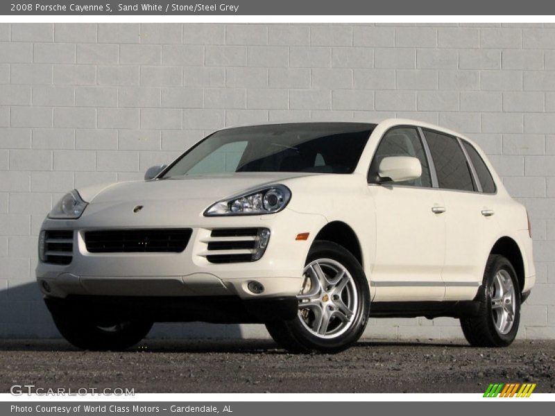 Sand White / Stone/Steel Grey 2008 Porsche Cayenne S