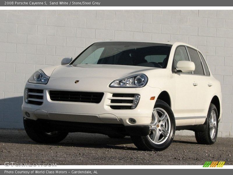 Sand White / Stone/Steel Grey 2008 Porsche Cayenne S