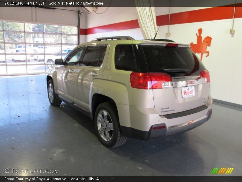Gold Mist Metallic / Brownstone 2012 GMC Terrain SLT