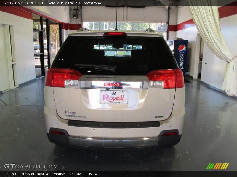 Gold Mist Metallic / Brownstone 2012 GMC Terrain SLT