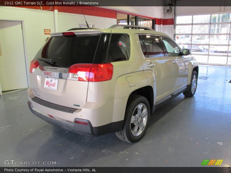 Gold Mist Metallic / Brownstone 2012 GMC Terrain SLT