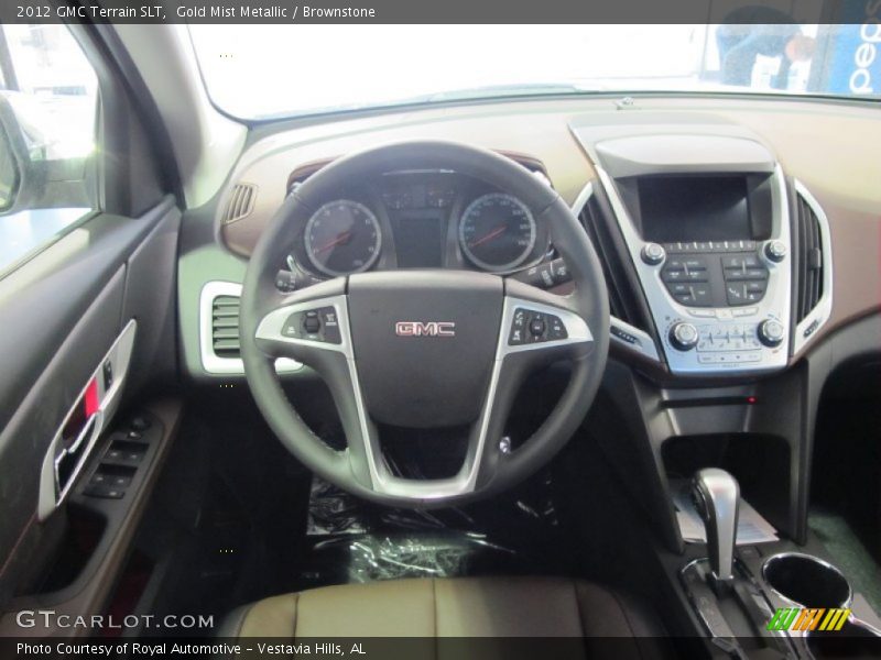 Gold Mist Metallic / Brownstone 2012 GMC Terrain SLT