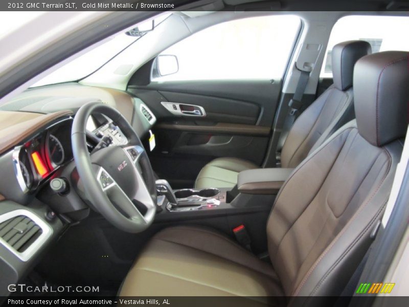 Gold Mist Metallic / Brownstone 2012 GMC Terrain SLT