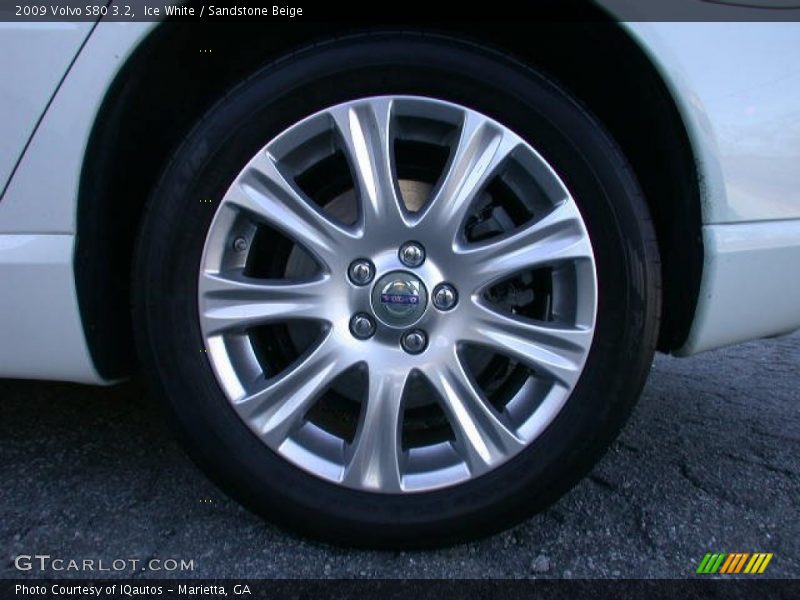 Ice White / Sandstone Beige 2009 Volvo S80 3.2