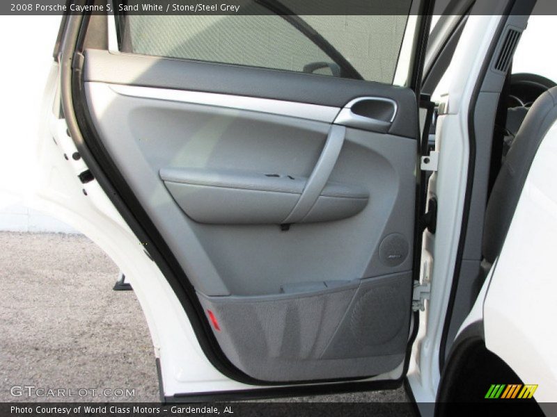 Sand White / Stone/Steel Grey 2008 Porsche Cayenne S
