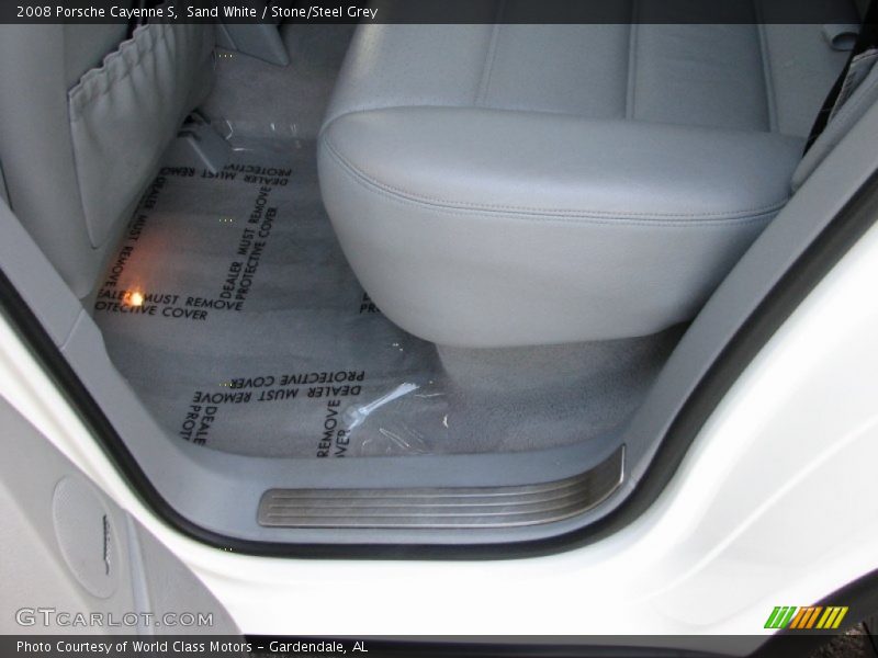 Sand White / Stone/Steel Grey 2008 Porsche Cayenne S