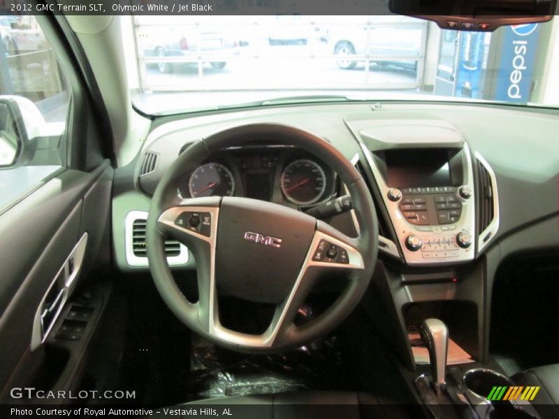 Olympic White / Jet Black 2012 GMC Terrain SLT