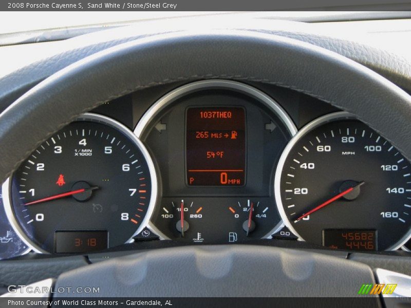  2008 Cayenne S S Gauges