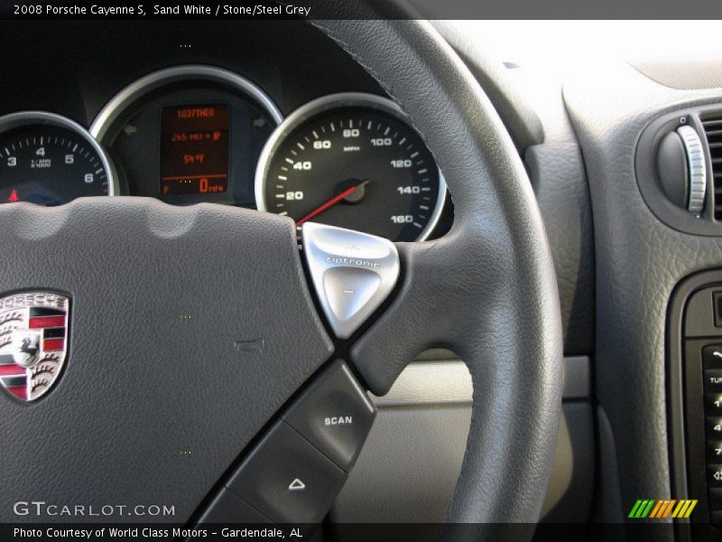 Sand White / Stone/Steel Grey 2008 Porsche Cayenne S