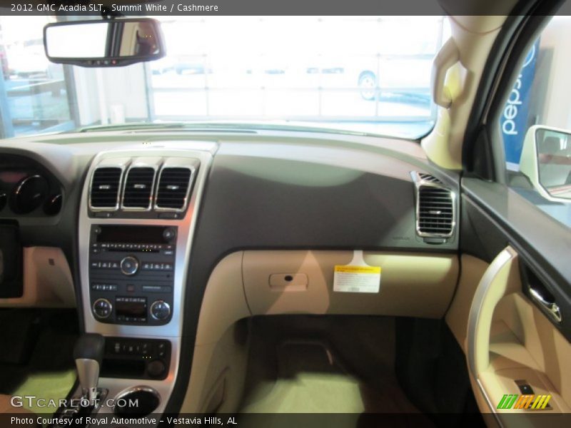 Summit White / Cashmere 2012 GMC Acadia SLT