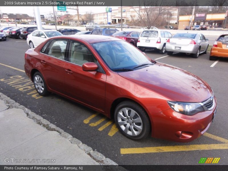 Front 3/4 View of 2009 Impreza 2.5i Sedan