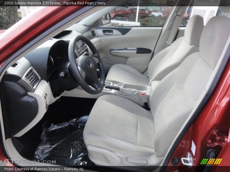  2009 Impreza 2.5i Sedan Ivory Interior