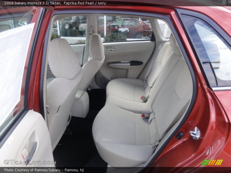  2009 Impreza 2.5i Sedan Ivory Interior