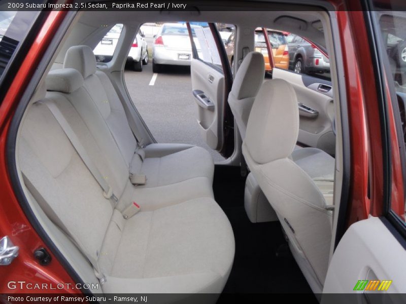  2009 Impreza 2.5i Sedan Ivory Interior