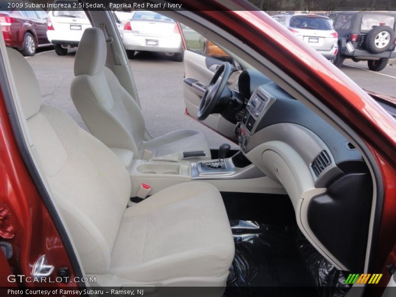  2009 Impreza 2.5i Sedan Ivory Interior