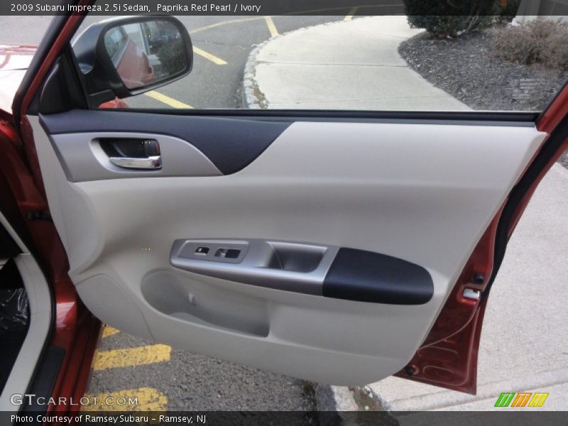 Door Panel of 2009 Impreza 2.5i Sedan