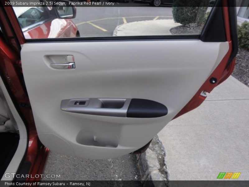 Door Panel of 2009 Impreza 2.5i Sedan
