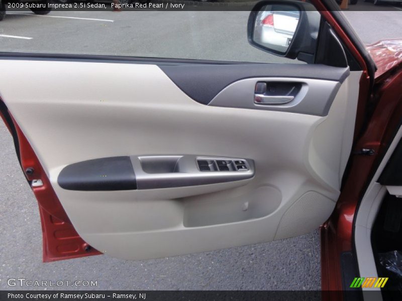 Door Panel of 2009 Impreza 2.5i Sedan