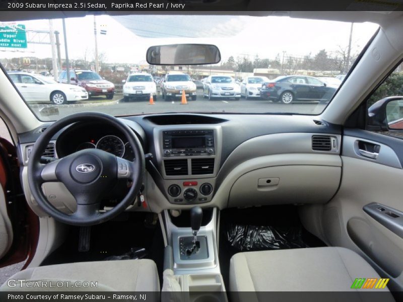 Dashboard of 2009 Impreza 2.5i Sedan