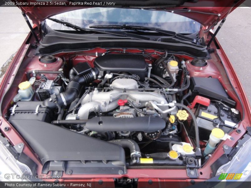  2009 Impreza 2.5i Sedan Engine - 2.5 Liter SOHC 16-Valve VVT Flat 4 Cylinder