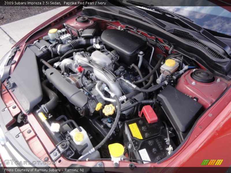  2009 Impreza 2.5i Sedan Engine - 2.5 Liter SOHC 16-Valve VVT Flat 4 Cylinder