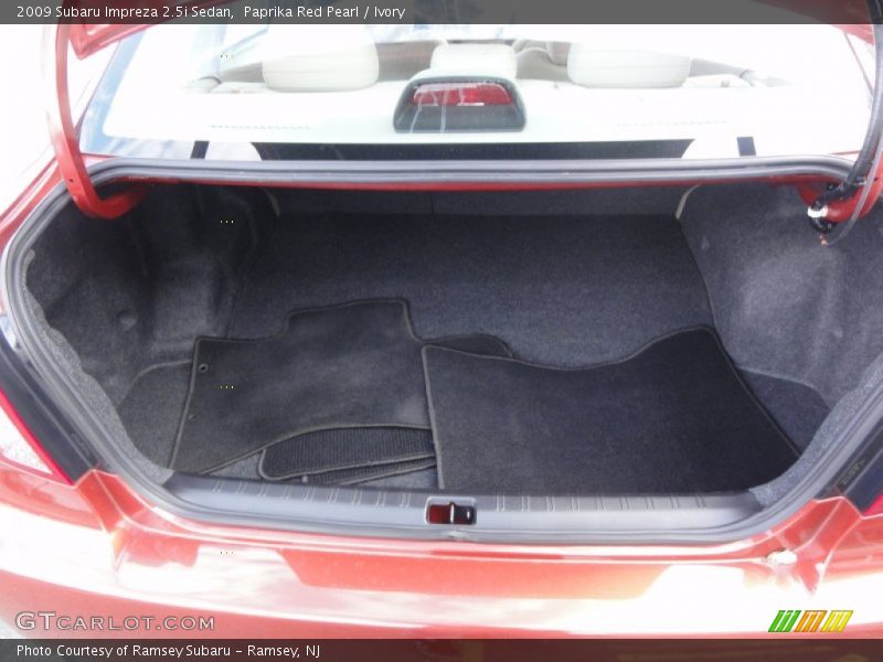 Paprika Red Pearl / Ivory 2009 Subaru Impreza 2.5i Sedan