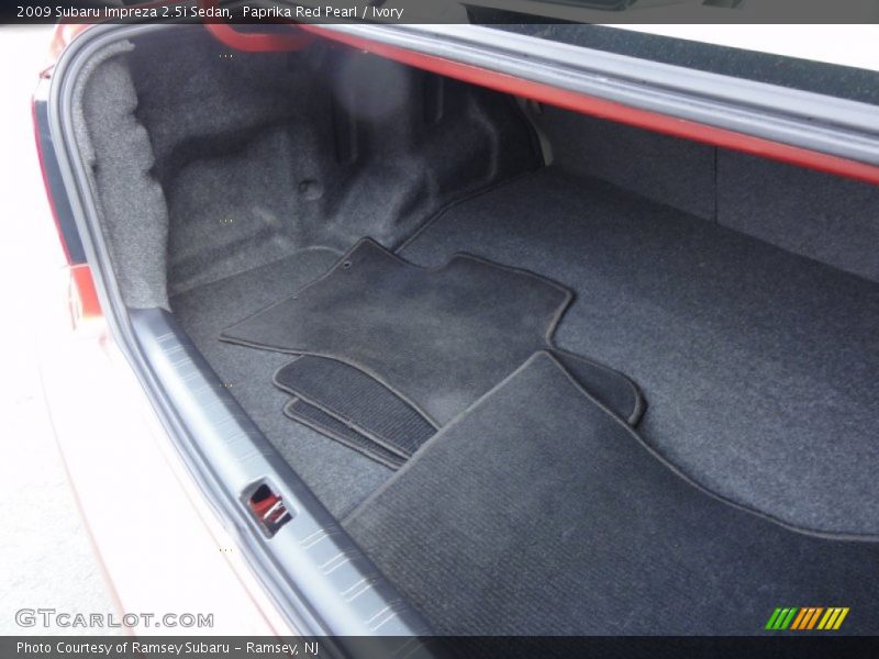 Paprika Red Pearl / Ivory 2009 Subaru Impreza 2.5i Sedan