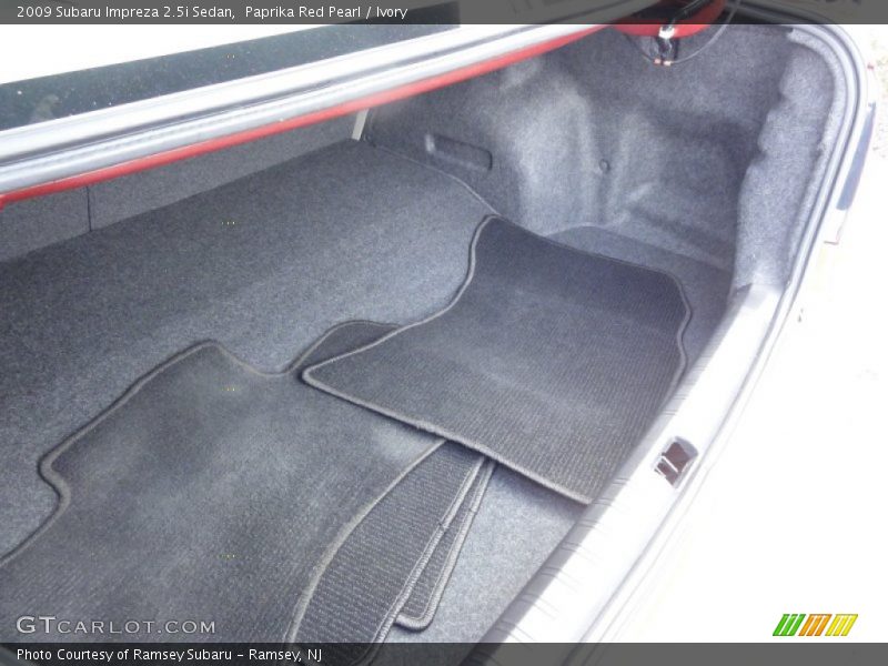 Paprika Red Pearl / Ivory 2009 Subaru Impreza 2.5i Sedan