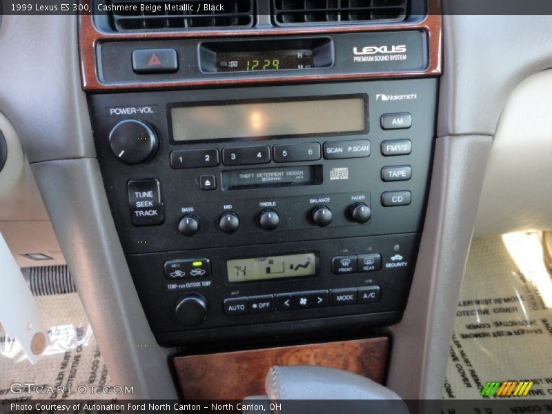 Cashmere Beige Metallic / Black 1999 Lexus ES 300